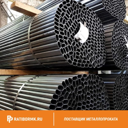 Труба плоскоовальная 40х25х1,5 В ст10 ГОСТ 8644-68
