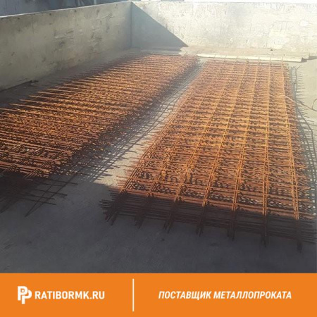 Сетка арматурная 50х200х5 мм карта 0,5х2 м ГОСТ 23279-2012